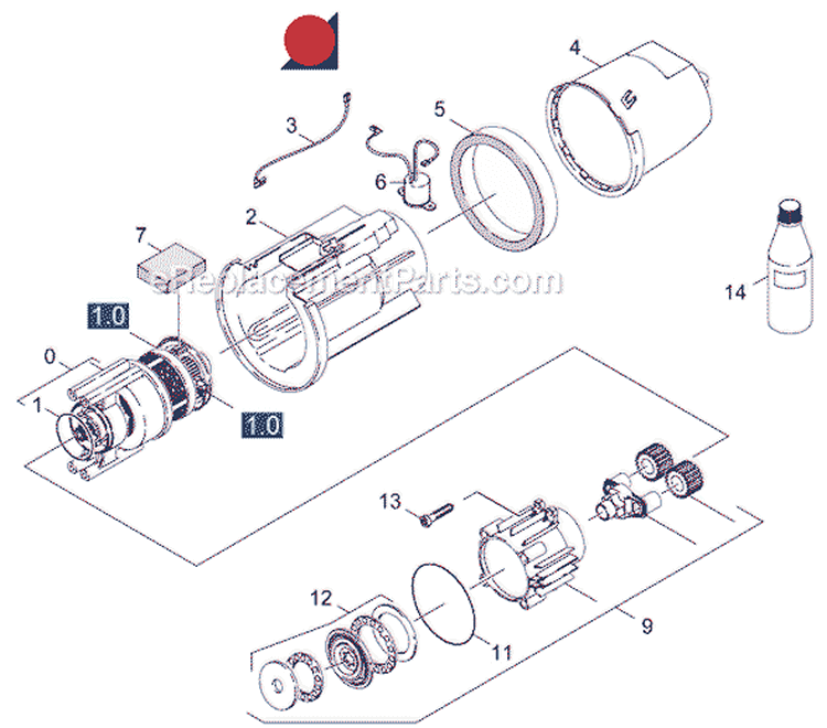 Page E Diagram and Parts List for K272 K 270 1.227-115.0 Karcher Pressure Washer